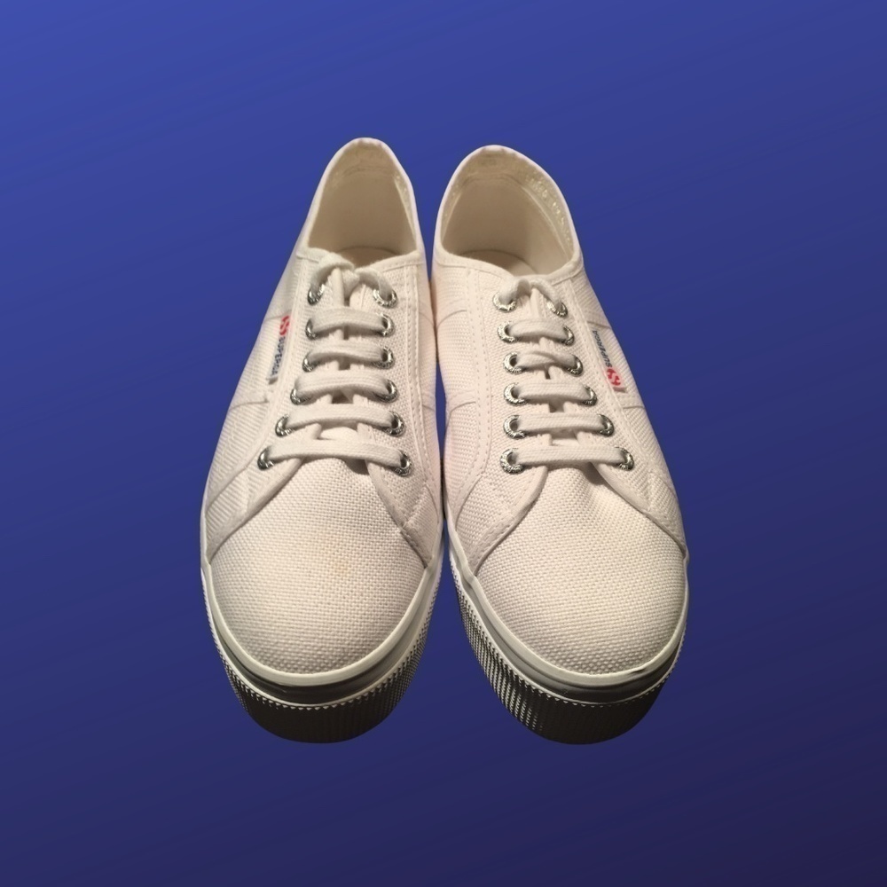 Superga 2790 Linea Low Top Platform Sneaker, WHITE, Women’s Size 9.5, NWB - Picture 14 of 14